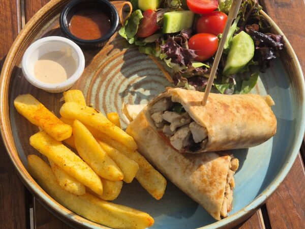 Ceasar Chicken Wrap